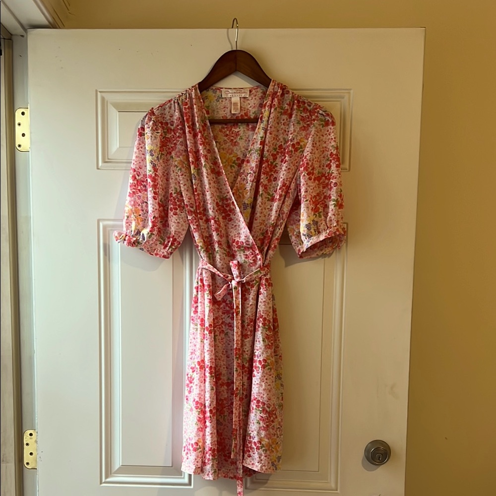 Oscar de La Renta Pink Label wrap dress.
